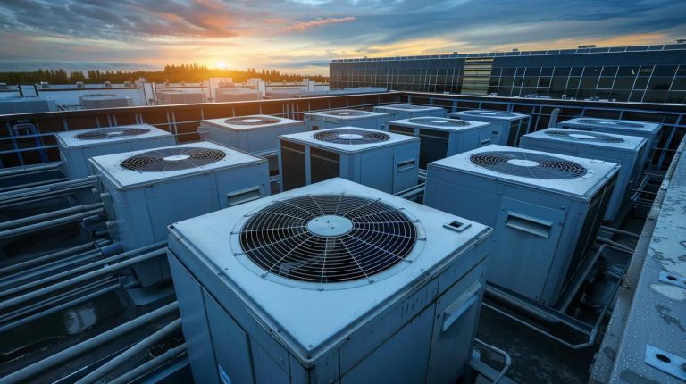 Smart Choice HVAC technician repairing heating equipment during freezing weather in Vancouver WA